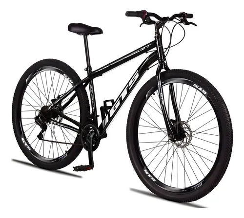 Bicicleta aro 29 GTS ZT aco 21 marchas freio a disco