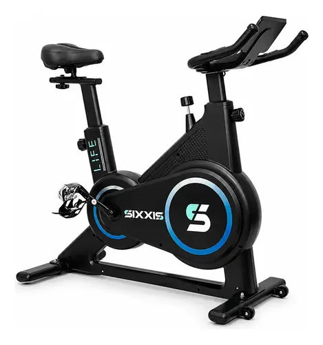 Bicicleta ergometrica spinning Sixxis 16kg magnetica com bluetooth