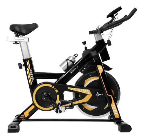 Bicicleta ergometrica spinning WCT Fitness 13kg para treino em casa