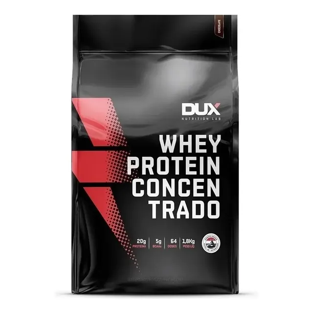 Whey Protein Concentrado Dux Nutrition 1.8kg sabor Chocolate